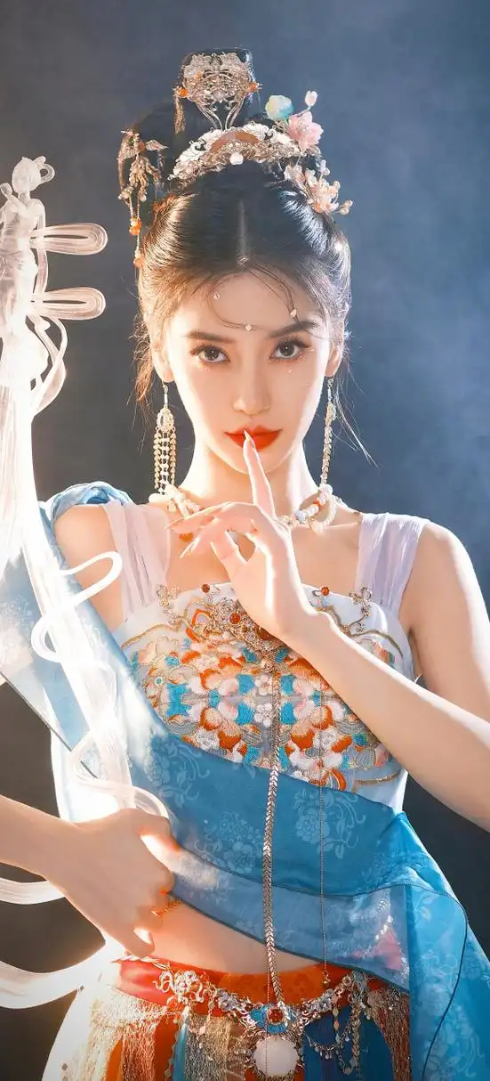 angelababy杨颖,飞天仙女造型,美不?