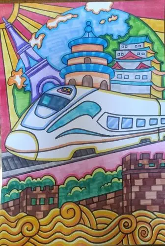 作品展播②童绘高铁_中国江苏网