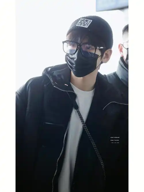 翟潇闻机场造型帅气又温柔