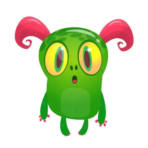 性格,卡通,外星人,惊奇,触须矢量图素材_id:332640743