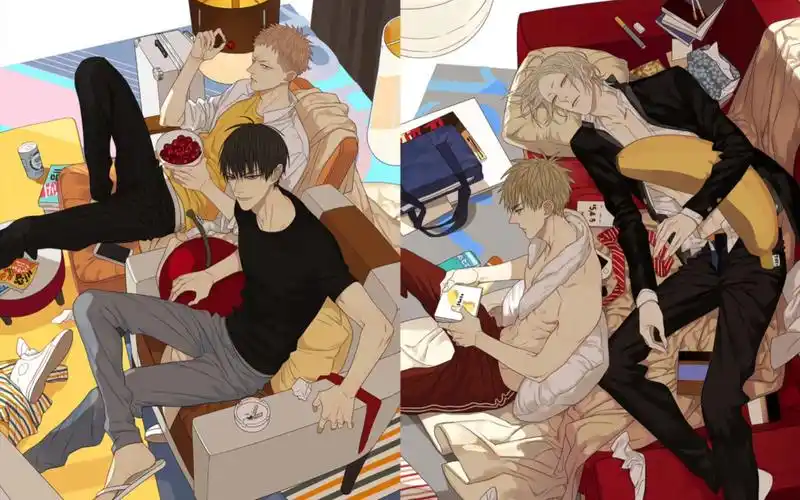 【19天漫画】四个人一直在一起挺好,玩乐队的四个人好帅啊