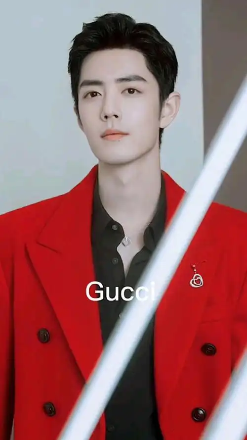 穿红色西装的肖战也太帅了吧你的完美型男友请接收