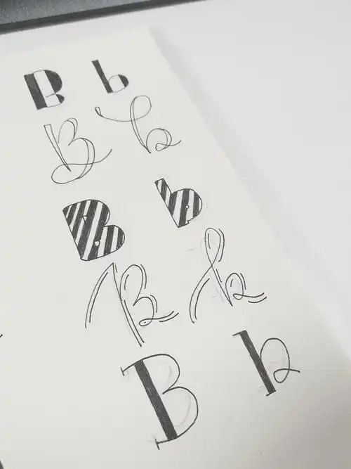 手帐字体一支中性笔可以写100花体英文