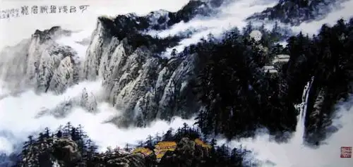 水墨丹青一世情 杨启桓山水画一百幅