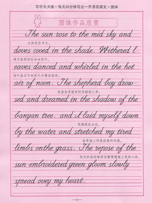 正版2018使用司马彦字帖 每天20分钟 写出一手漂亮英文(圆体) 写字