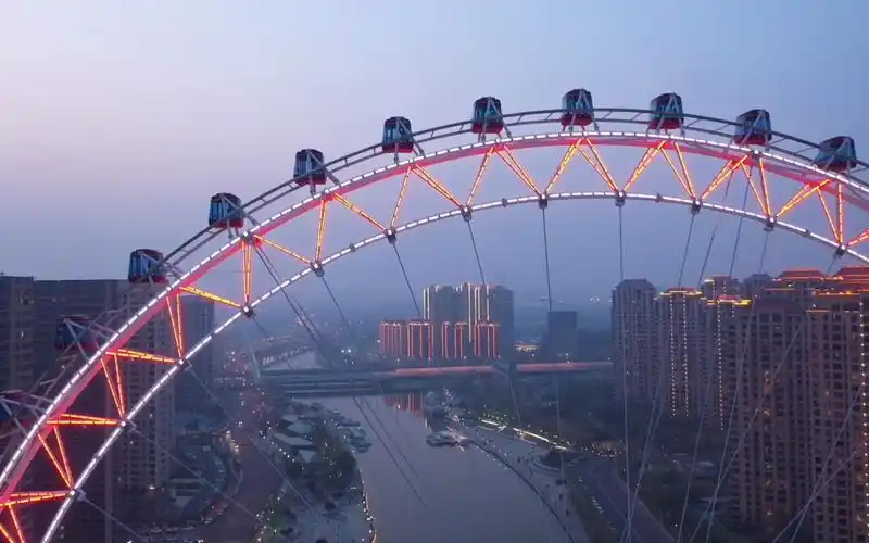 天津之眼摩天轮的浪漫