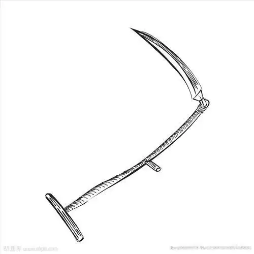 镰刀简笔画生活用品简笔画简笔画镰刀的画法农具简笔画镰刀如何画镰刀