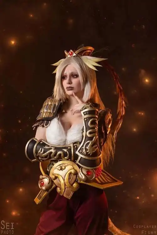 俄罗斯美女cosdota2美猴王