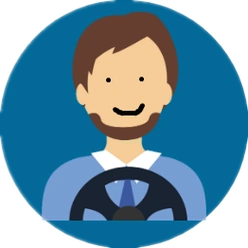 出租车司机卡通头像