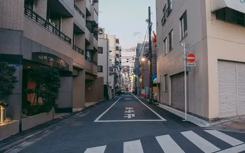 日本城市街道风景