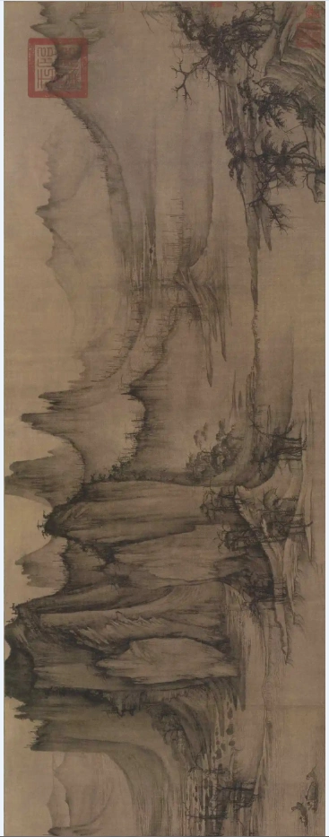 许道宁 渔父图局部