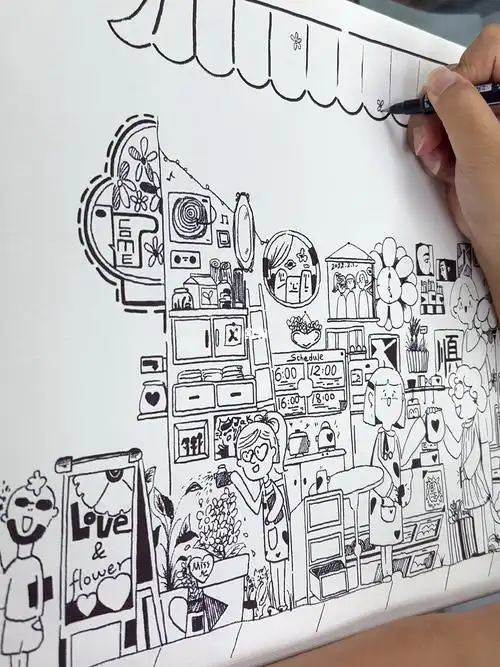 创作者:李思怡,14岁孩子学画画"三部曲"一是鼓励,顺应,满足儿童天生的