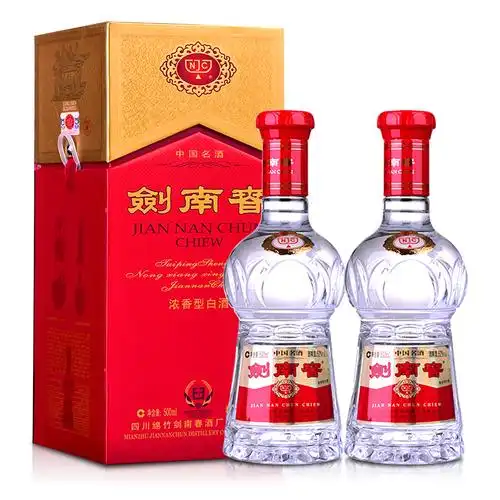 剑南春酒 52°剑南春 水晶剑白酒500ml(双瓶装)_剑南春白酒【价格