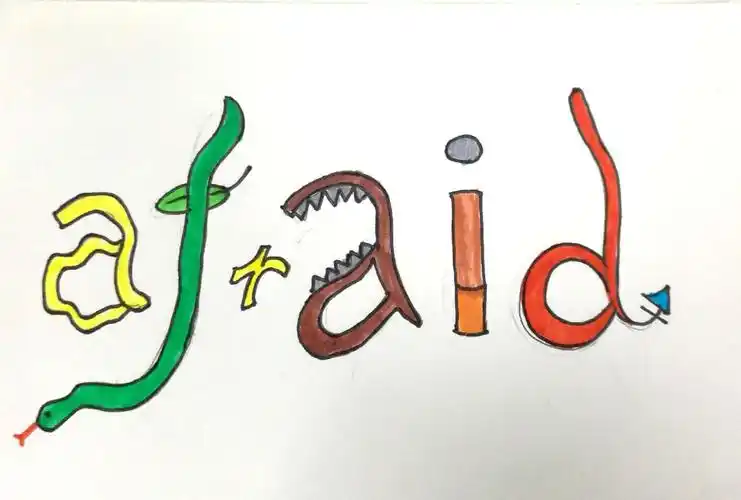 单词我们这么玩! ----记录锦外7 8班象形单词创意巧思