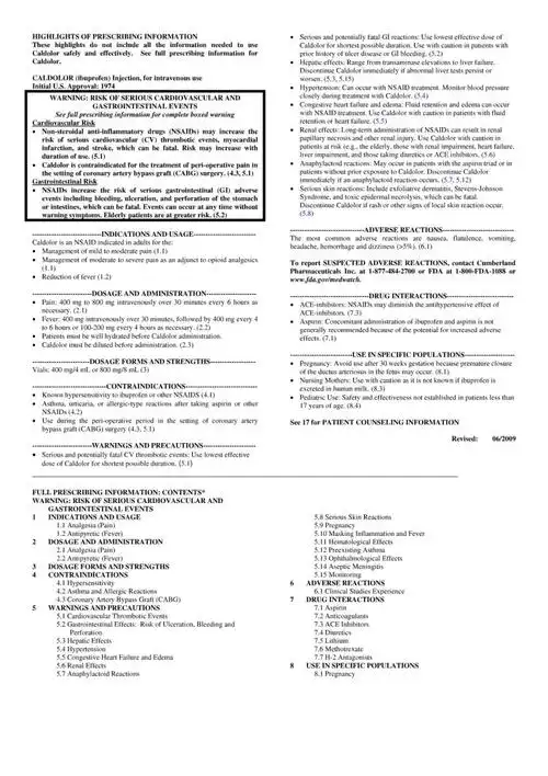 布洛芬英文说明书