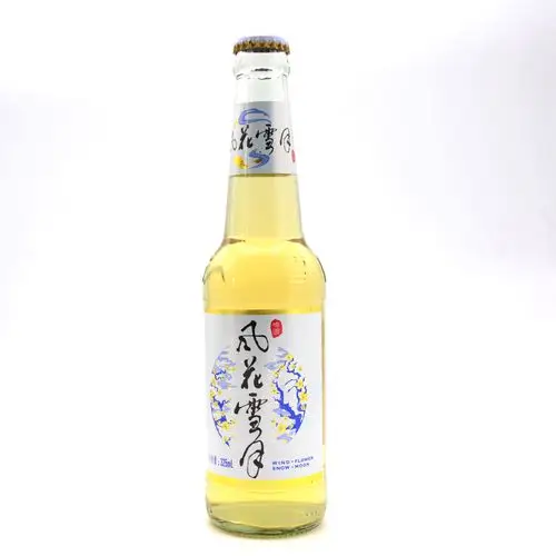 风花雪月啤酒大理啤酒淡爽型啤酒325ml*24瓶风花雪月啤非茉莉花味