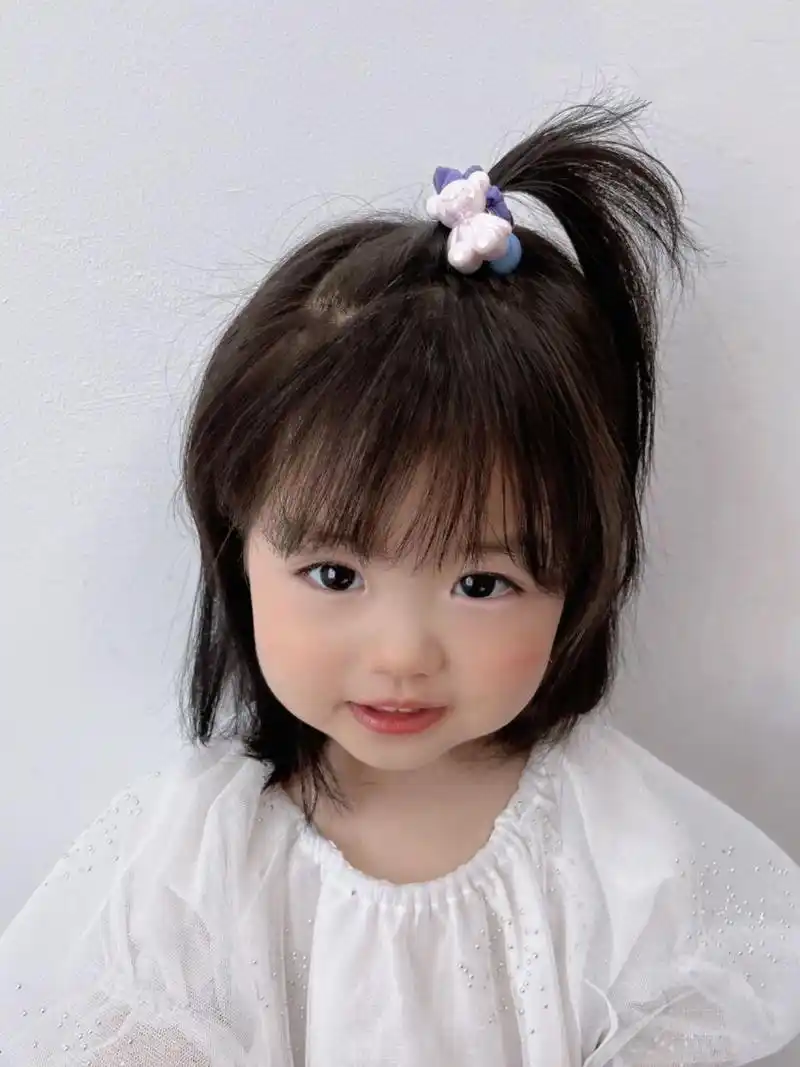 女宝宝各种发型|日常简单儿童发型96 简单日常超可爱小女孩发型 有