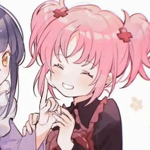 少女心满满的动漫闺蜜头像