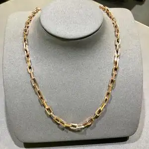 cartier卡地亚斯巴达项链18k金男神气质百搭出门必备款