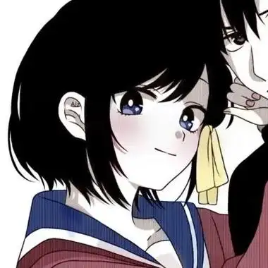 卡通动漫情侣头像高级质感一对两张