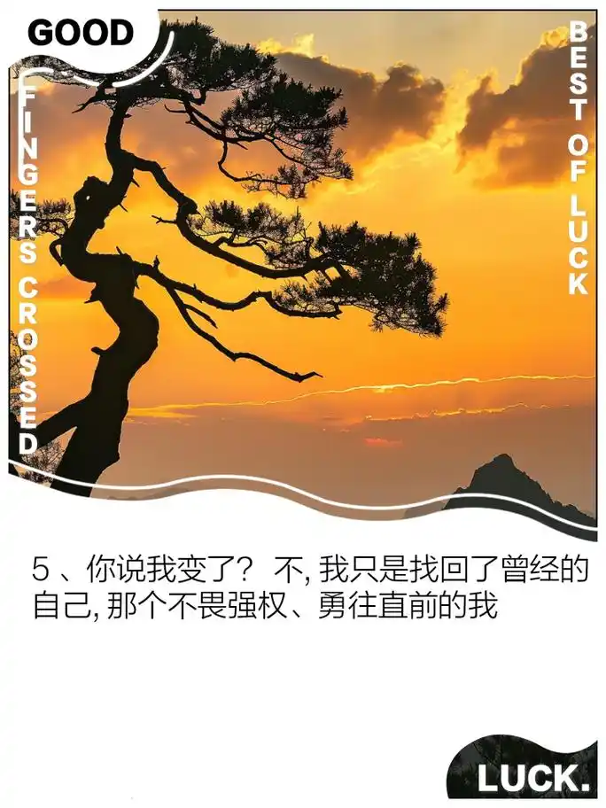 回应"别说我变了"的霸气金句