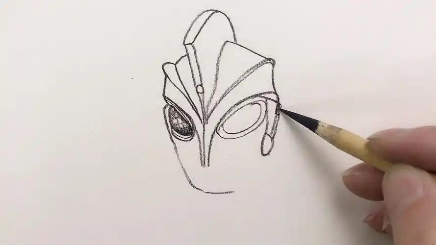 素描奥特曼艾斯