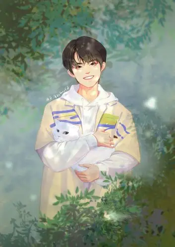 易烊千玺q版手绘 - 堆糖,美图壁纸兴趣社区