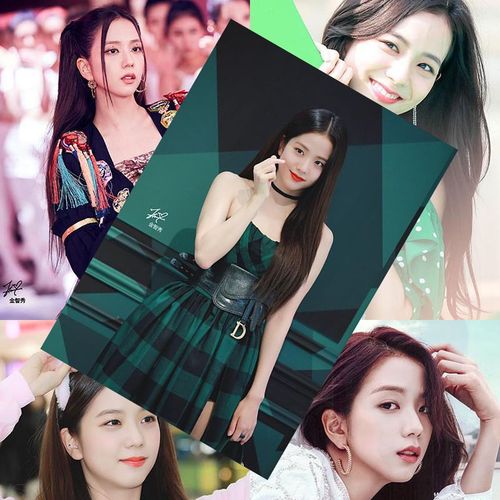 金智秀海报blackpink成员jisoo高清签名写真宿舍墙纸墙贴明信片