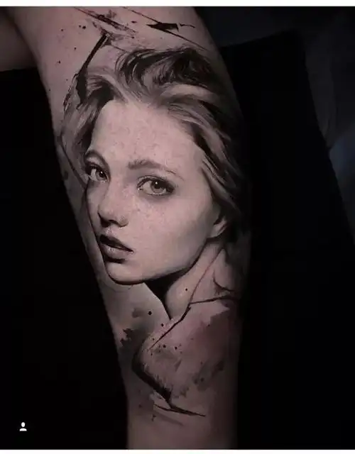 欧美写实风格纹身赏析带给你震感冲击力