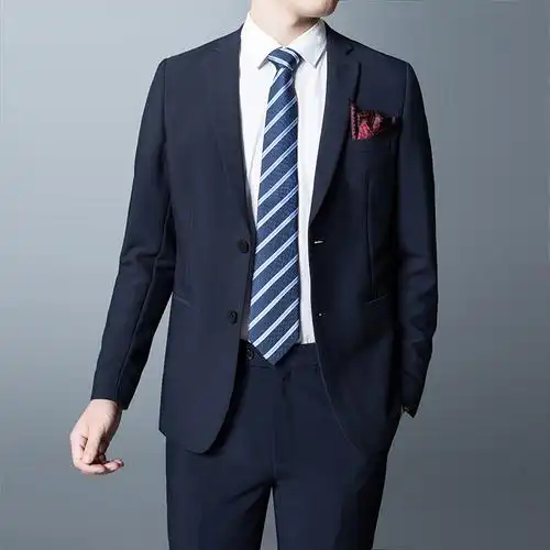 雅戈尓西服套装男士二件套商务西装职业正装伴郎新郎结婚礼服秋冬