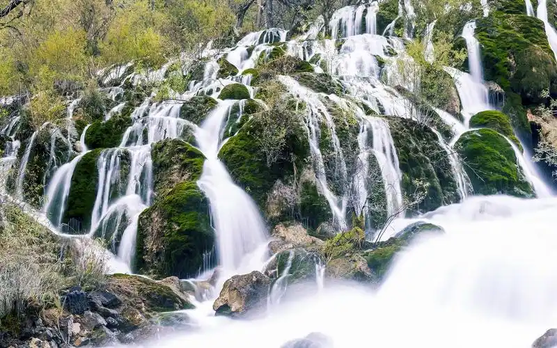 中国著名景点九寨沟山水风景,高清图片,电脑桌面-壁纸族