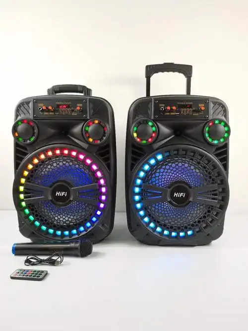 广场舞音响rx-1080音箱户外10寸拉杆移动跳舞k歌蓝牙大音量大功率