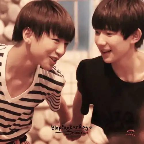 tfboys 凯源 牵手一起走