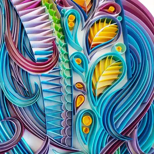 手工衍纸装饰画——以梦为马