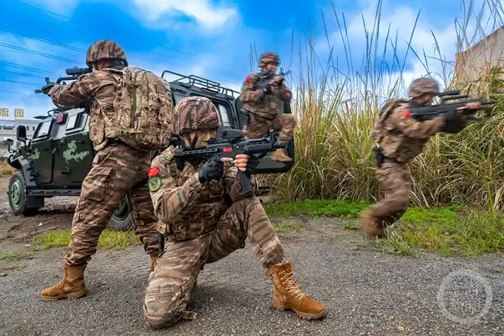 全程高能,武警特战训练大片硬核来袭!