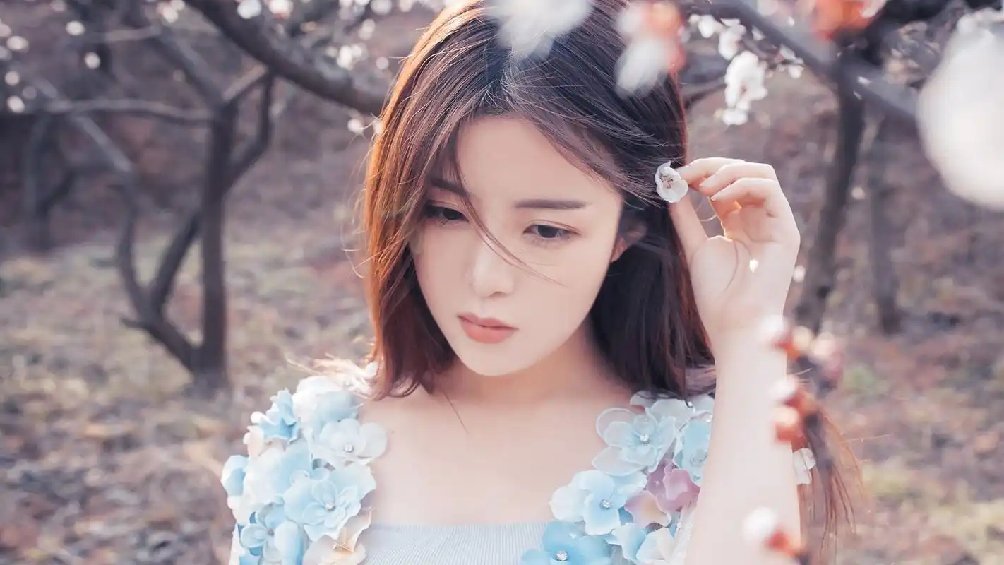 清纯 日系 唯美 美女模特壁纸