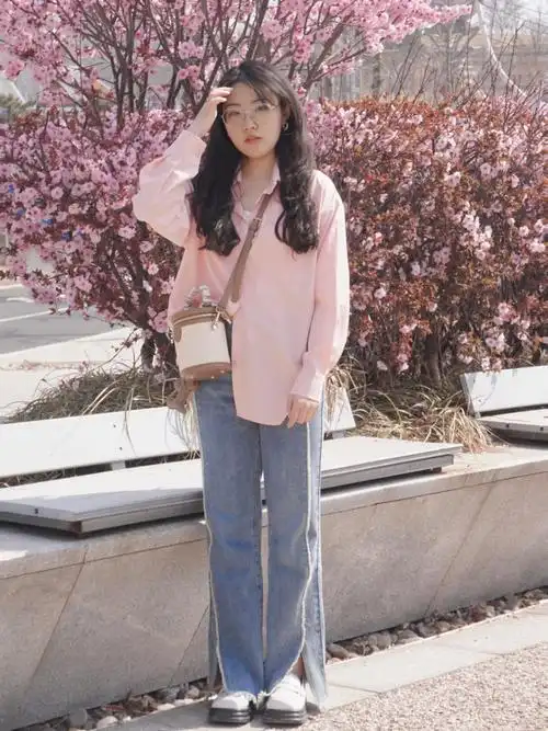 ootd160女生入春穿搭