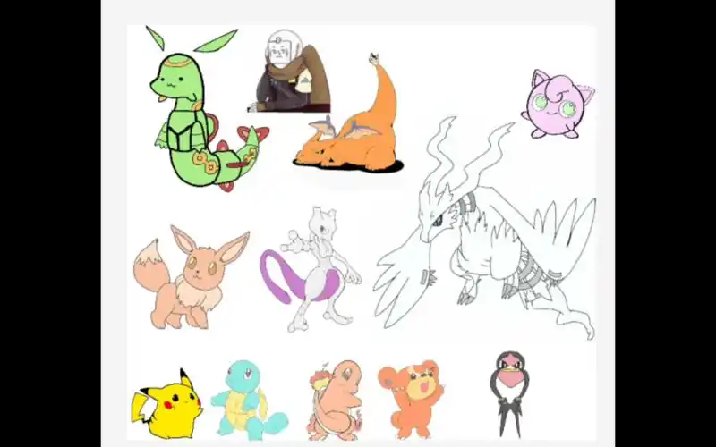 神奇宝贝简笔画