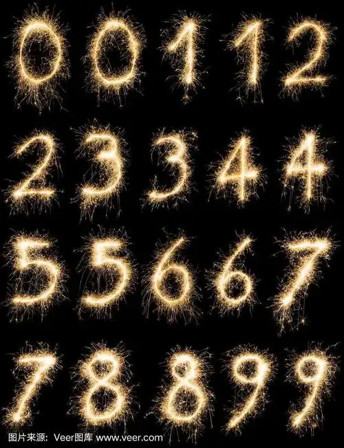 金光闪闪的数字1-10