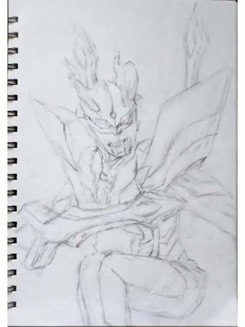 奥特曼  #素描画