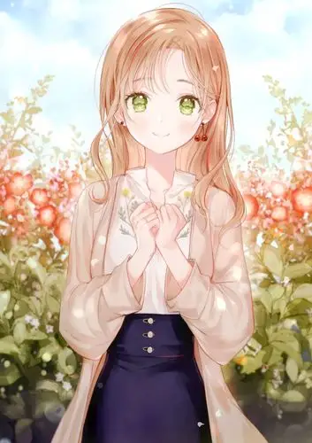 唯美少女孩 美女 佛系 春天的祝福