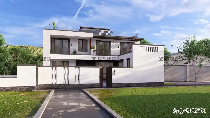 北京平谷丨二层现代风格自建房设计方案