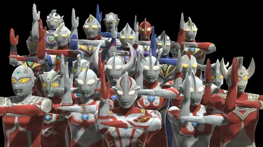 ultraman 奥特曼全套组合mmd模型下载