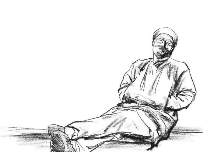 病房里调试呼吸机icu中,天台小伙伴,医生组和护士组遇到《战地相逢》