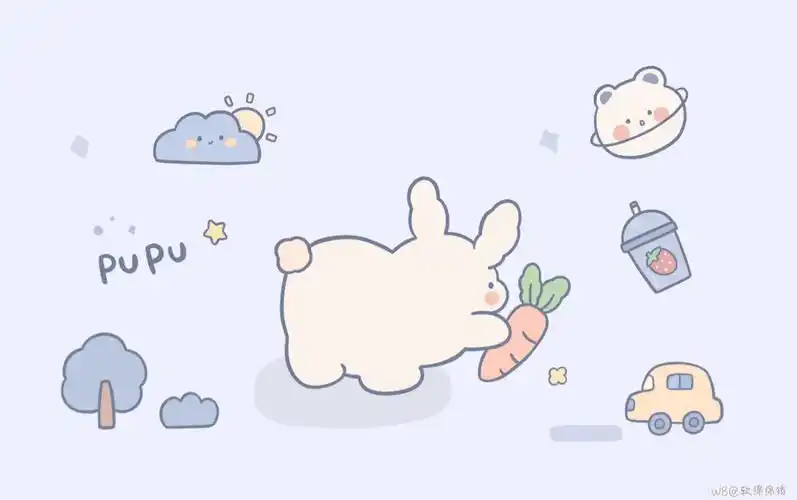 ipad壁纸|可爱小熊|花朵壁纸