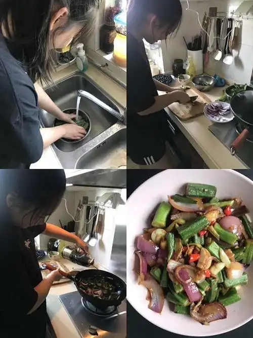 高一,七班开学前的实践活动—-我来做菜