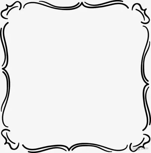 线条边框png素材透明免抠图片-装饰效果