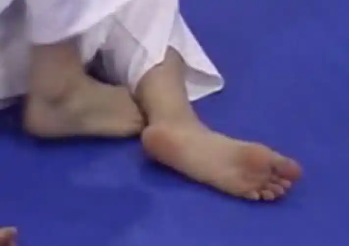 练跆拳道,我女孩.