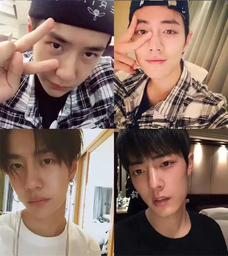 有一种自拍叫肖战王一博同款自拍,原来他们两个不仅仅是撞衣柜