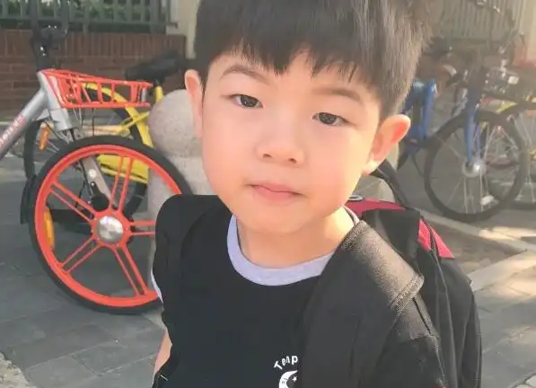 沙溢儿子安吉一身黑上学 小鱼儿竟举刀表示不服?